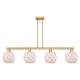 Option Brushed Brass / White Glass with White Rope