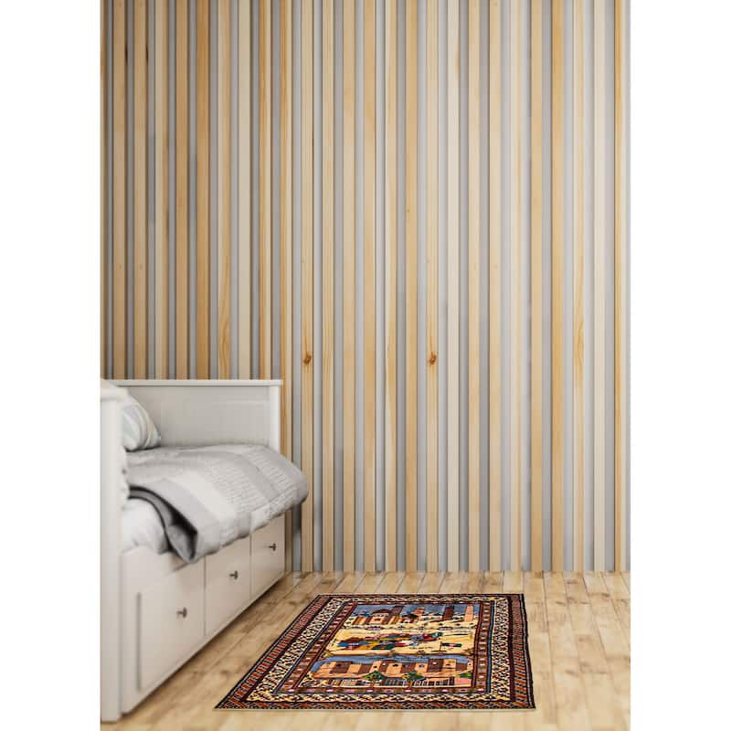 Teimani Cream Rug 4'2" x 6'3" - 4'2 x 6'3