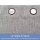 preview thumbnail 73 of 90, Linen Texture 100% Blackout Grommet Curtain Pair(2 panels)