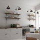 preview thumbnail 3 of 21, Carbon Loft Modern Black Gold Swing Arm Lights Wall Sconces for Bedroom