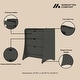 preview thumbnail 23 of 21, Manhattan Comfort Coney Mid-Century Modern 3-Drawer Dresser Set of 2