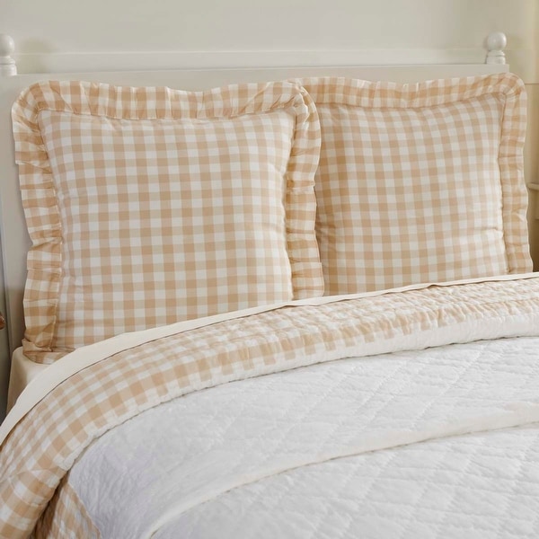 Buffalo plaid outlet euro shams