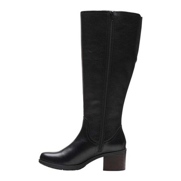 clarks wide calf boots