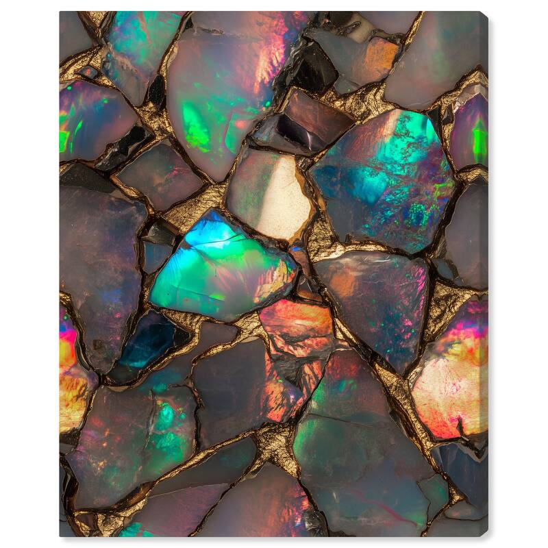 Stonic Rainbow Canvas by Art Remedy, Gallery Wrapped - 20" x 24"