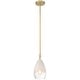 preview thumbnail 1 of 15, Access Lighting Ombre 1 Light Pendant Antique Brass