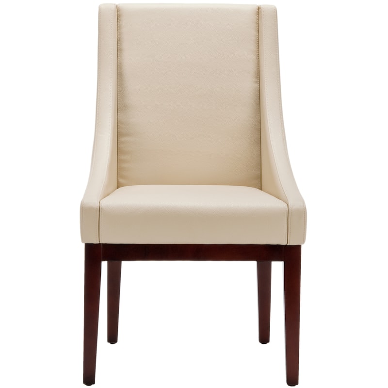 SAFAVIEH Latesha Cream Arm Chair - 23" x 26.2" x 39.2" - 23Wx26Dx39H