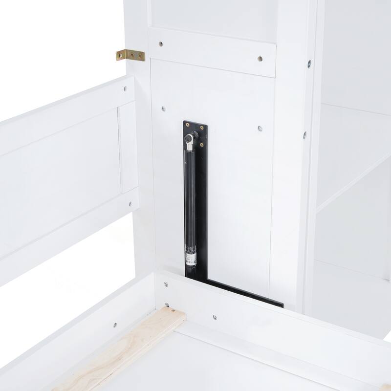 Versatile Murphy Bed with Shelves for Space Optimization and Comfort