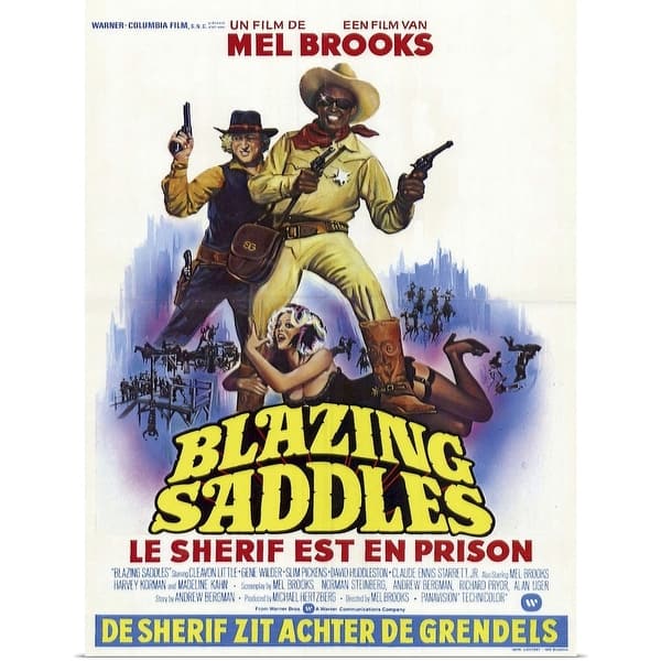blazing saddles 1974 poster