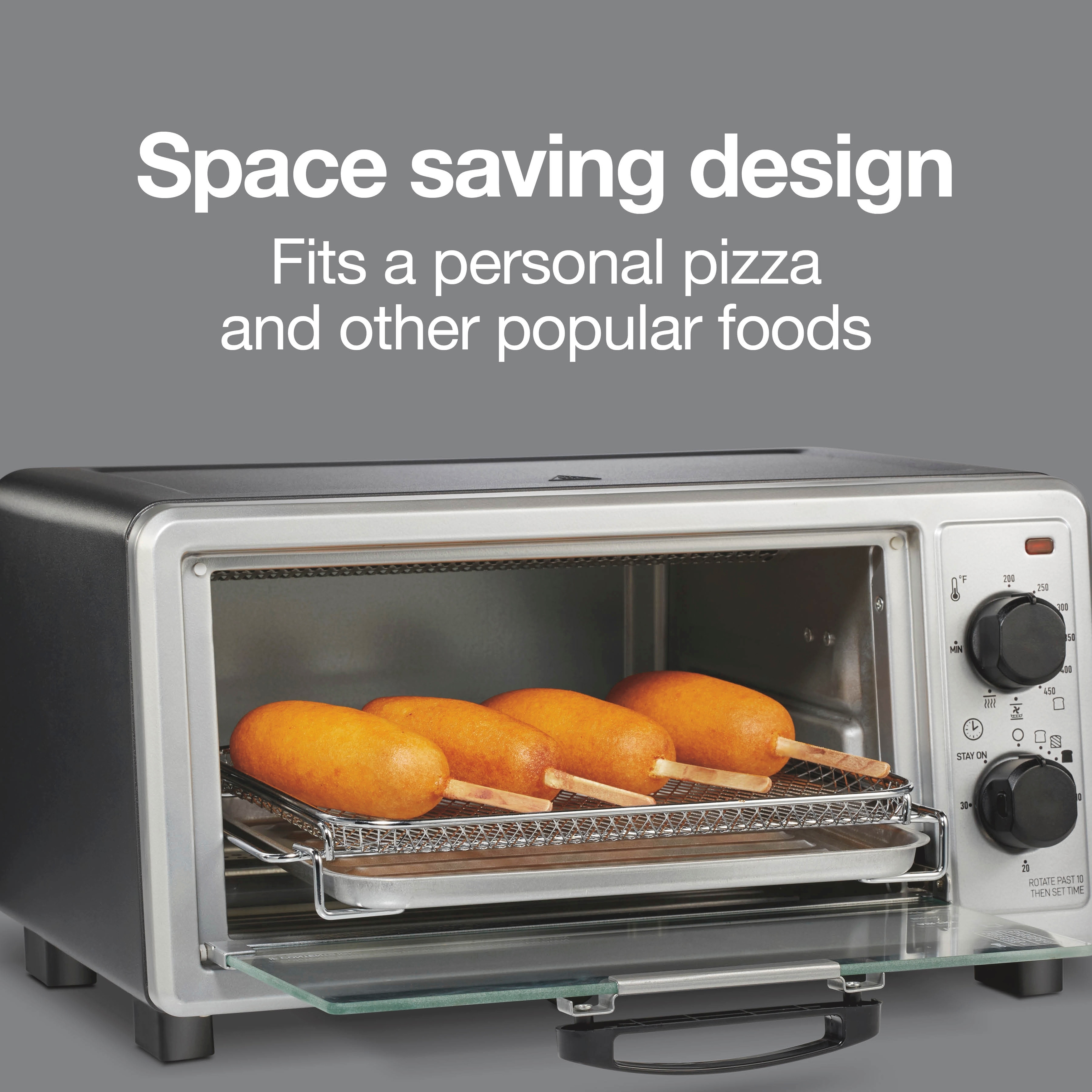 Proctor Silex Simply-Crisp 4 Slice Air Fryer Toaster Oven - Bed Bath &  Beyond - 38367498