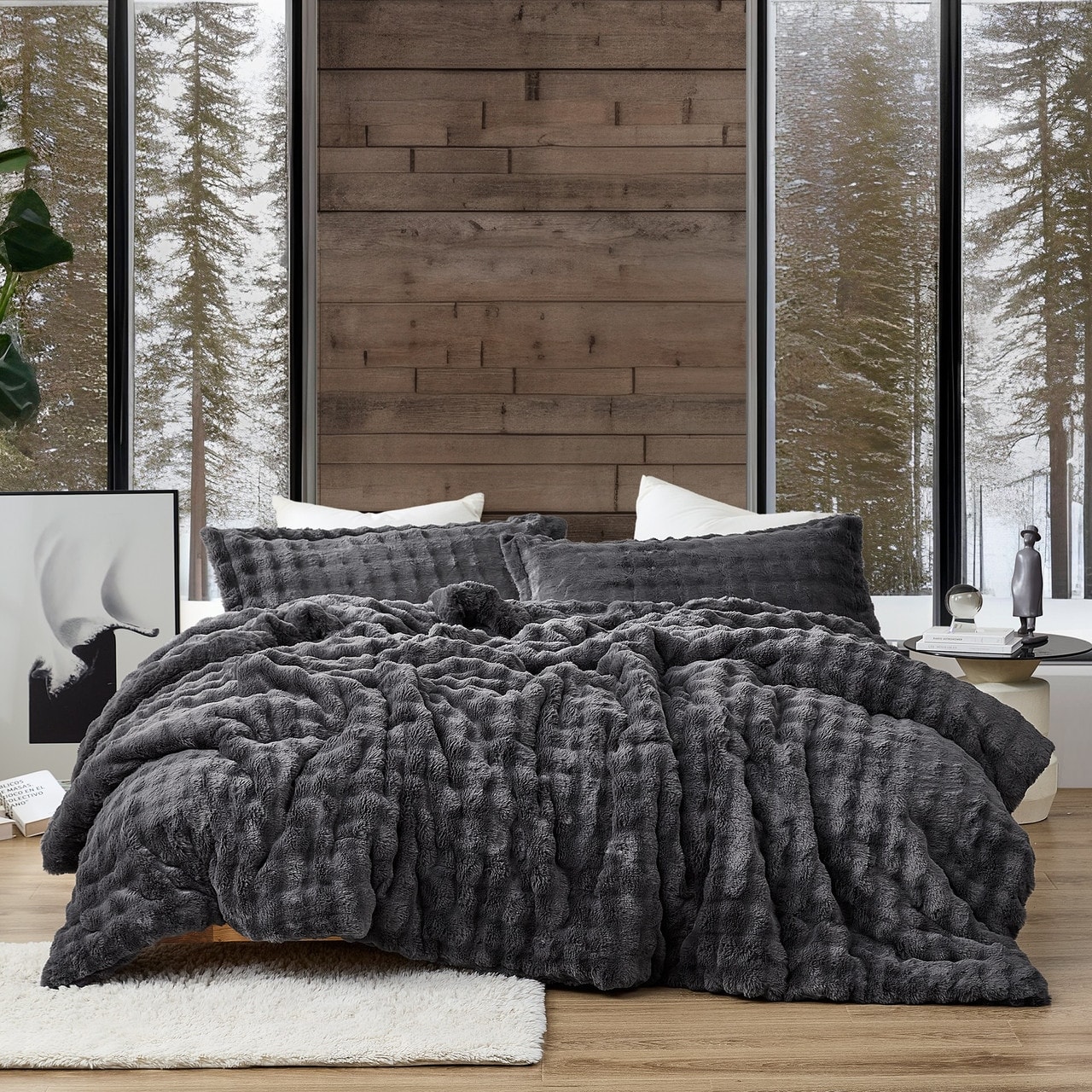 Snowball® Double Chunky Bunny - Coma Inducer® Oversized Comforter Set - Baby Thunderstorm Gray