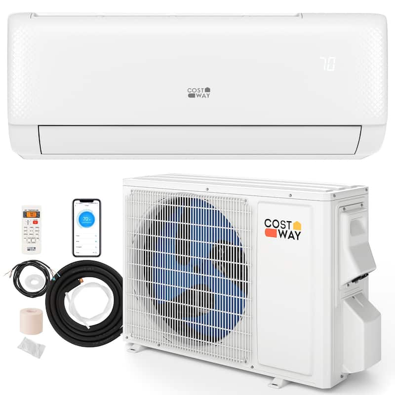 9100 BTU Mini Split Air Conditioner & Heater 115V Inverter AC Unit - White