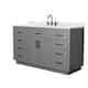 Option Dark Gray, Black Trim, Giotto Quartz Top