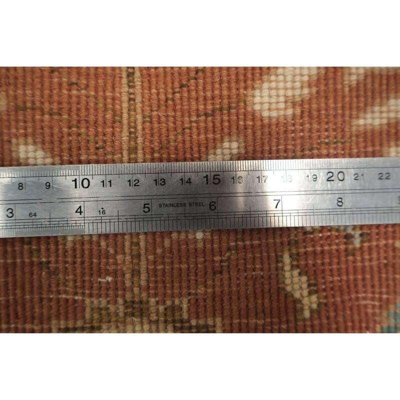 Hand Knotted Oriental 100% Wool Carpet Traditional All-Over Brown Ziegler Area Rug - 3' 10'' X 2' 1''