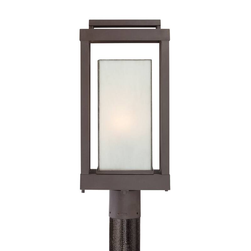 Powell 1-Light Outdoor Post Mount in Western Bronze