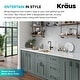 preview thumbnail 65 of 165, Kraus Urbix Industrial Solid Brass Kitchen Faucet