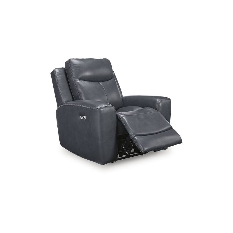 Signature Design by Ashley Mighty Moves Gray Power Recliner