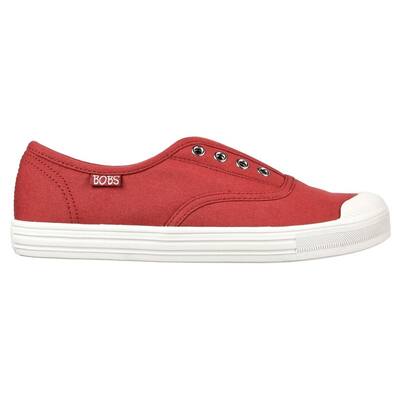Skechers Womens Bobs B Cool Jam Star Sneaker Dark Red 113826Dkrd Dark Red