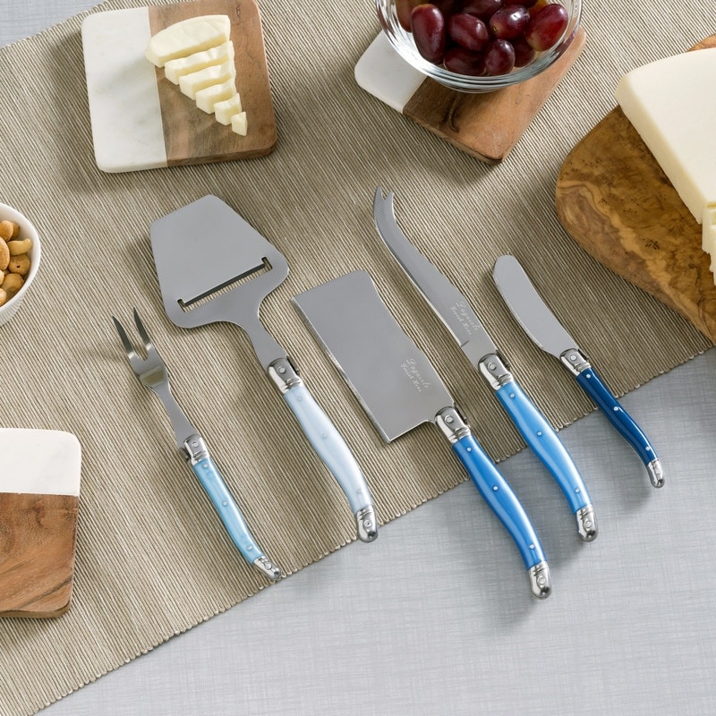 https://ak1.ostkcdn.com/images/products/is/images/direct/bb52f4c8f8f3d8f1c4548afd6e42404c797d9387/French-Home-Laguiole-5-Piece-Cheese-Knife%2C-Fork-and-Slicer-Set%2C-%22Shades-of-Blue%22.jpg
