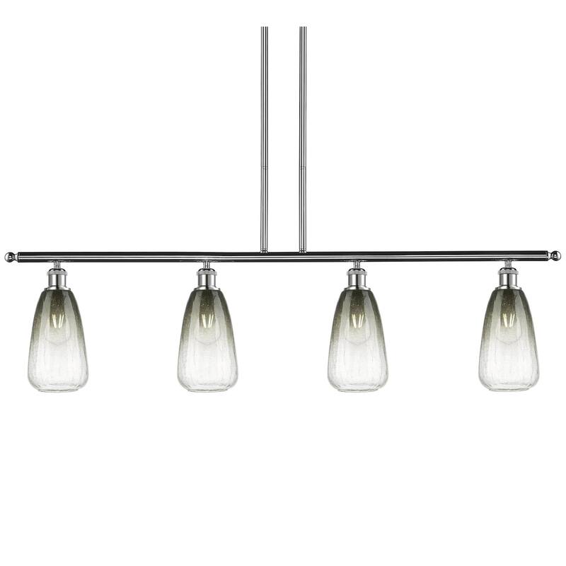 Innovations Lighting 516-4I-14-48 Brookhaven Almond Linear Brookhaven - Polished Chrome / Slate