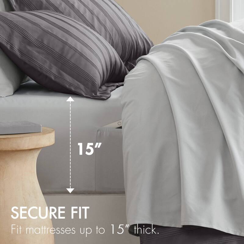 Chelsea Square Logan Woven Striped Comforter Set