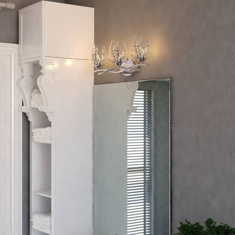 Vaxcel Lighting W0512 Wilmette 3 Light 24" Wide Vanity Light
