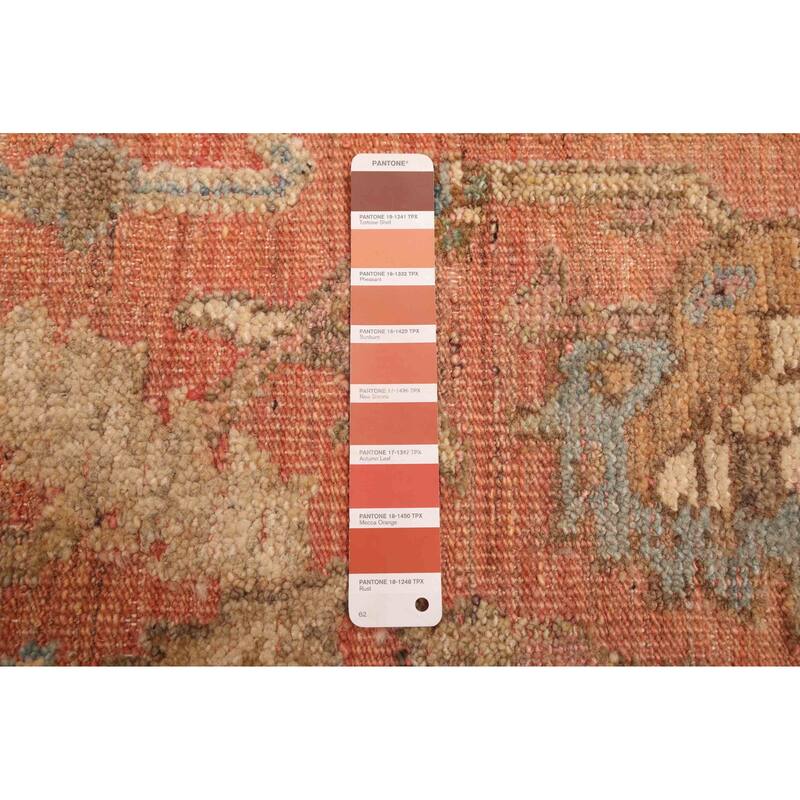 ECARPETGALLERY Hand-knotted Jules Serapi Dark Copper Wool Rug - 9'0 x 12'2