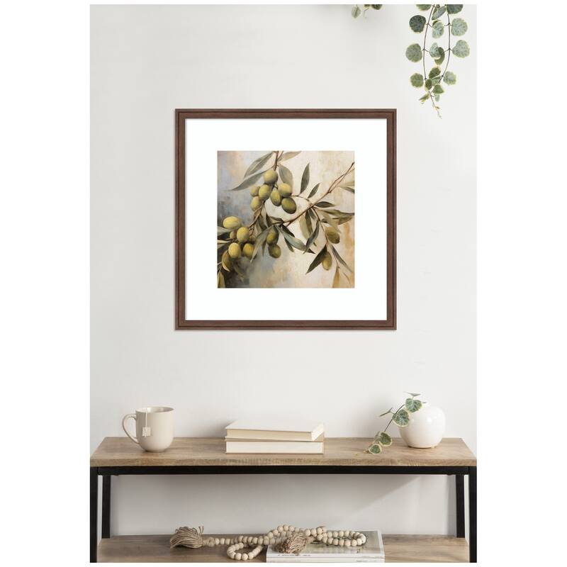 Kate and Laurel Olive Tree by The Creative Bunch Studio Framed Wall Art Print