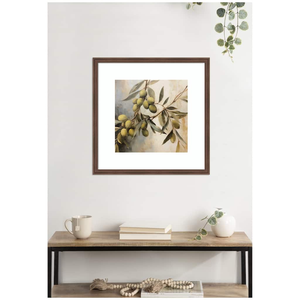 Kate and Laurel Olive Tree by The Creative Bunch Studio Framed Wall Art Print