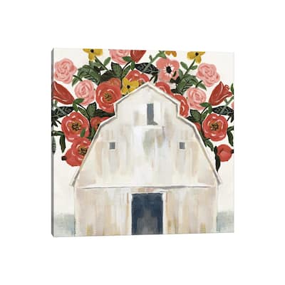 iCanvas "Floral Pop Ups" by White Ladder Canvas Print