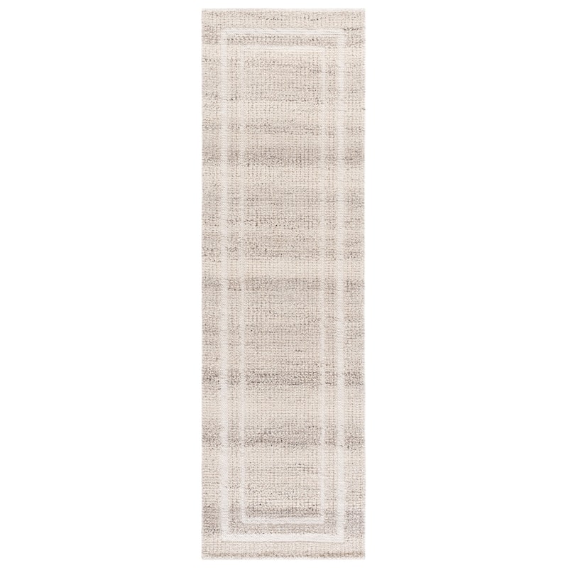 SAFAVIEH Handmade Natura Ausma Wool Rug - 2'3" x 8' Runner - Taupe