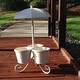 preview thumbnail 5 of 3, Antique White Iron Pot Stand or Planter Holder