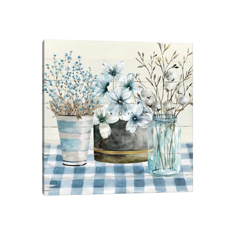 iCanvas "Blue Farmhouse" by Carol Robinson Canvas Print