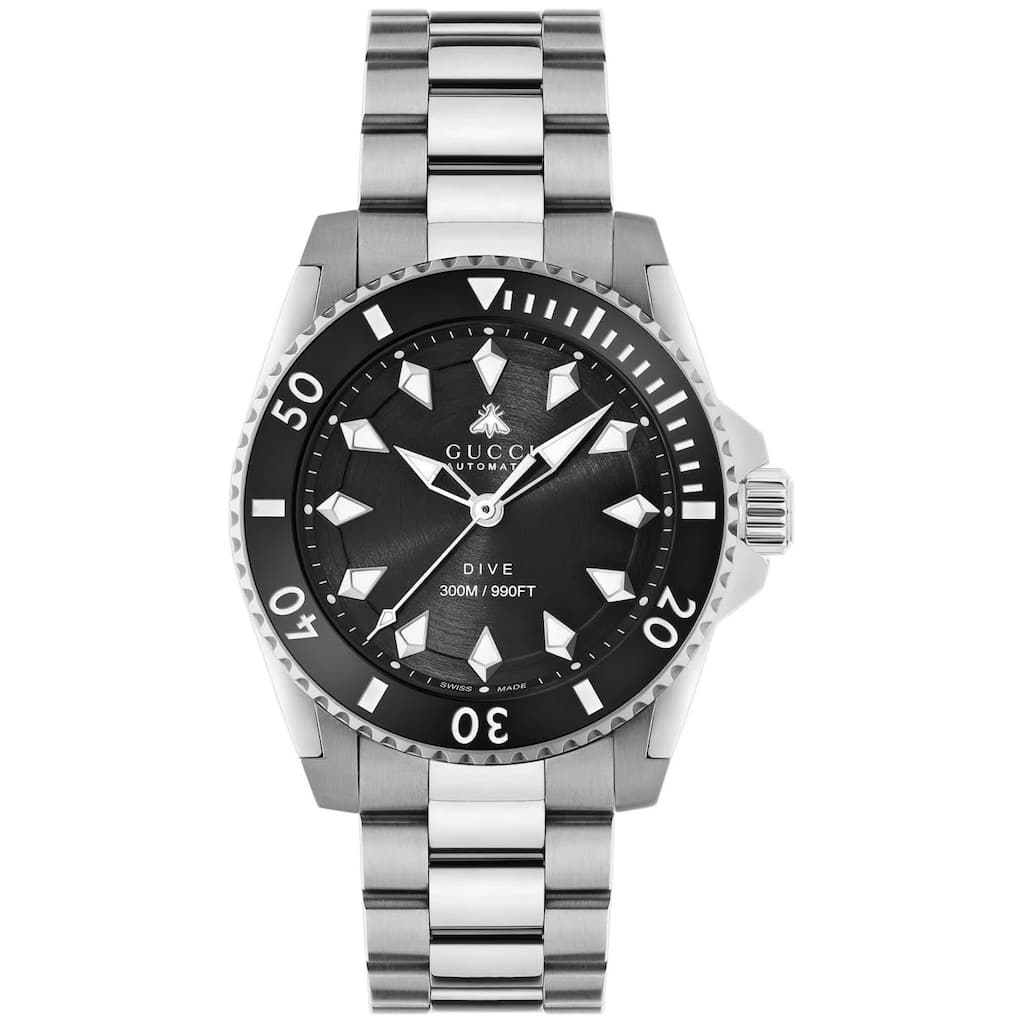 Gucci Men's Dive Black Dial Watch - YA136353 - 6 (36)