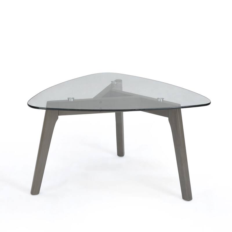 Wasco Indoor Wood and Glass Coffee Table by Christopher Knight Home