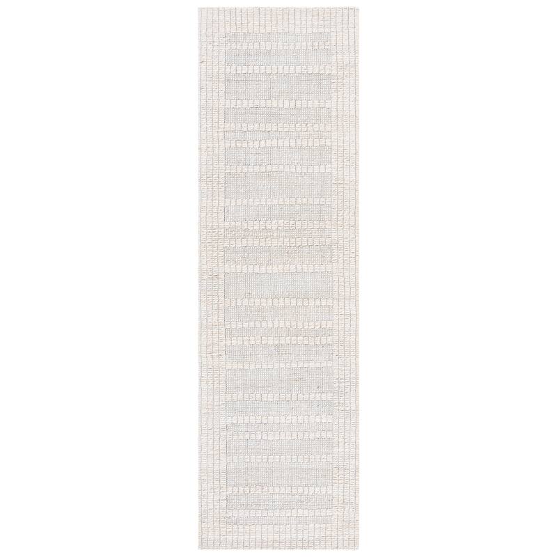 SAFAVIEH Flatweave Natural Giannetta Fiber Farmhouse Hemp Rug - 2'3" x 8' Runner - Ivory