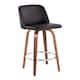 Option Black Faux Leather