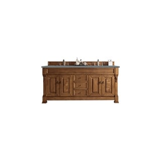 James Martin Vanities Brookfield 72" Double Vanity, Country Oak