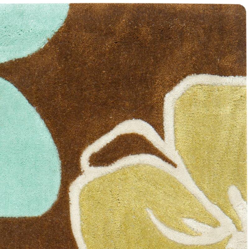 SAFAVIEH Handmade Modern Art Mackenzie Modern Polyester Rug