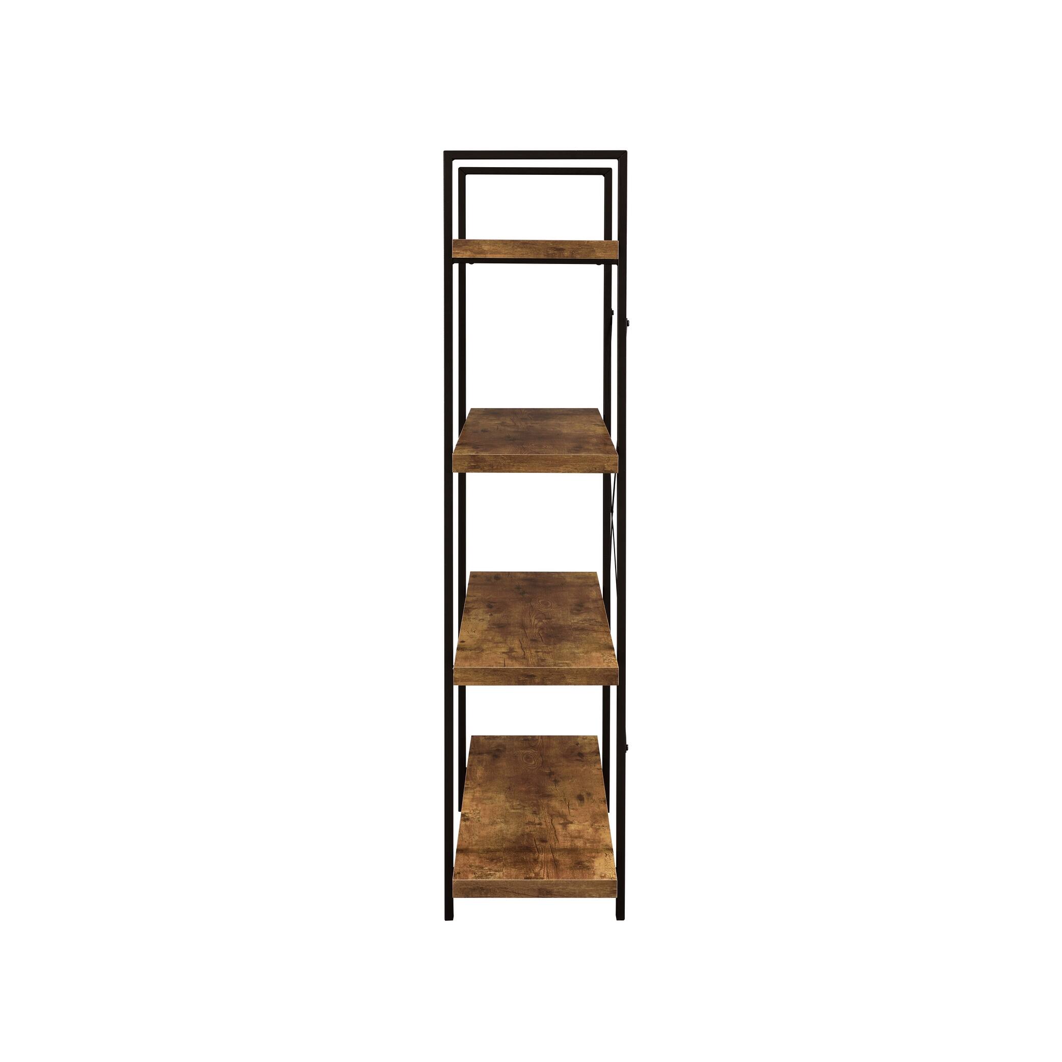 Niagara Antique Nutmeg 4tier Open Back Bookcase Bed Bath & Beyond
