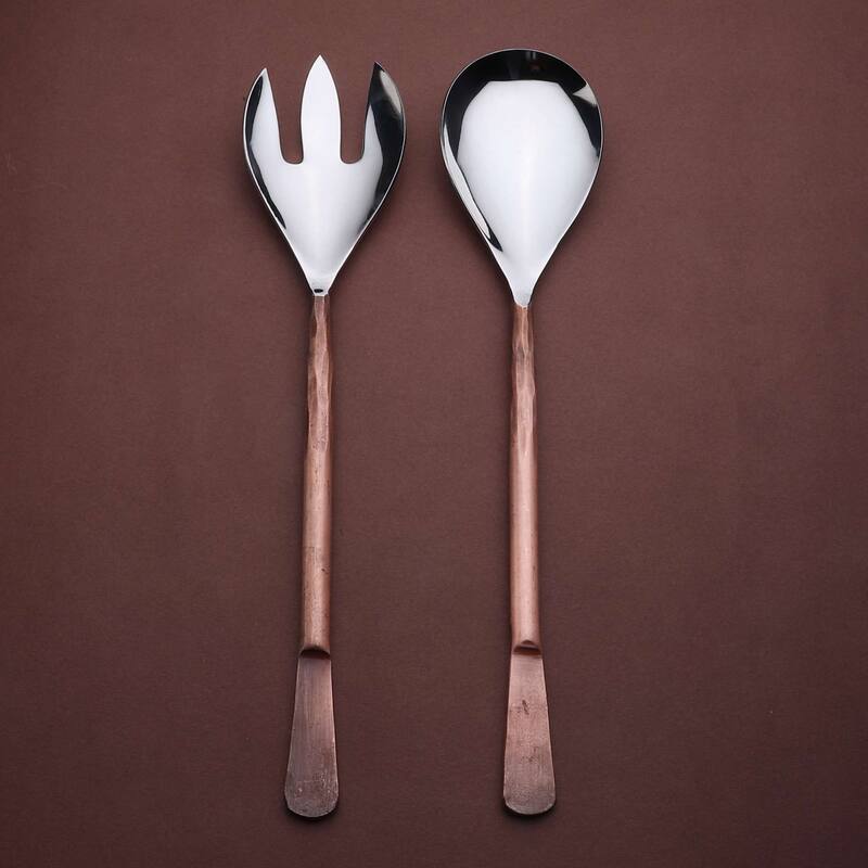 INOX Celia Salad Serving 2 Pc. Set