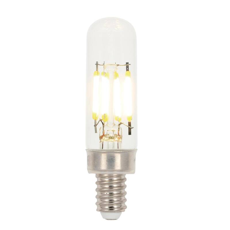 Westinghouse Lighting 2.5 Watt (25 Watt Equivalent) Clear T6 Dimmable Filament LED Light Bulb, Candelabra Base, 6 Pack