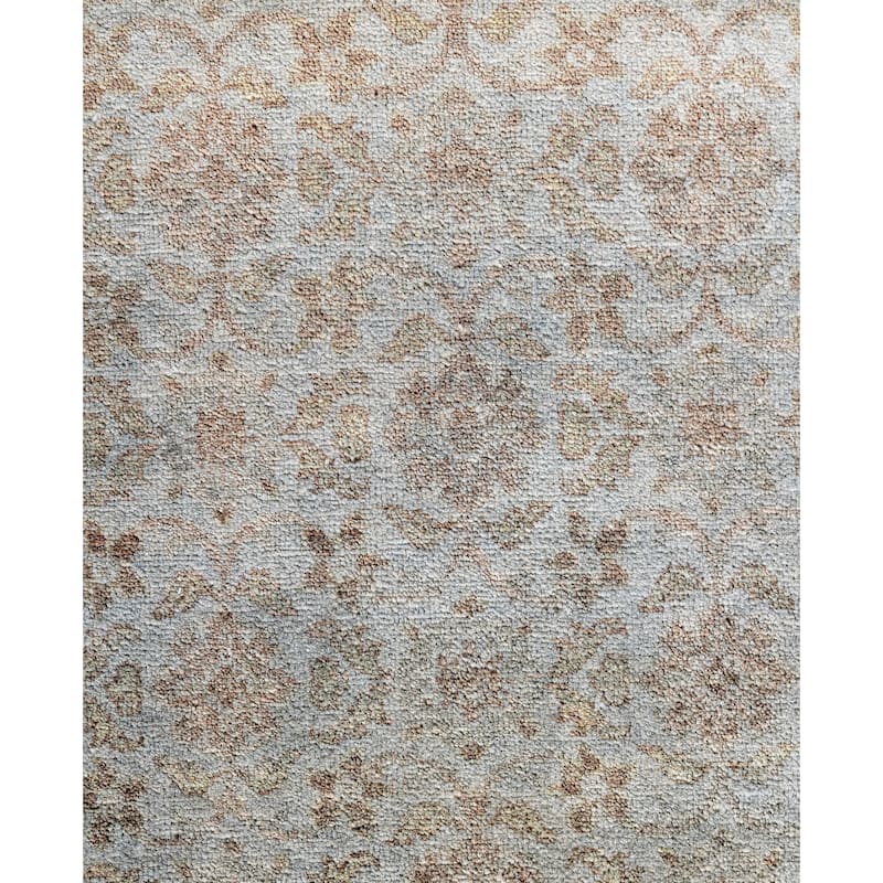 Overdyed One-of-a-Kind Hand-Knotted Runner Rug - Gray - 2' 8" x 11' 3"