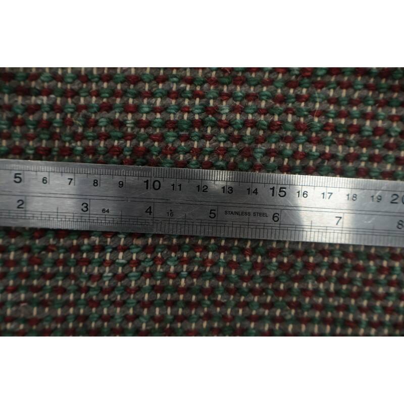 Hand Knotted Oriental 100% Wool Carpet Modern Geometric Oranges & Rust Gabbeh Area Rug - 9' 8'' X 6' 5''