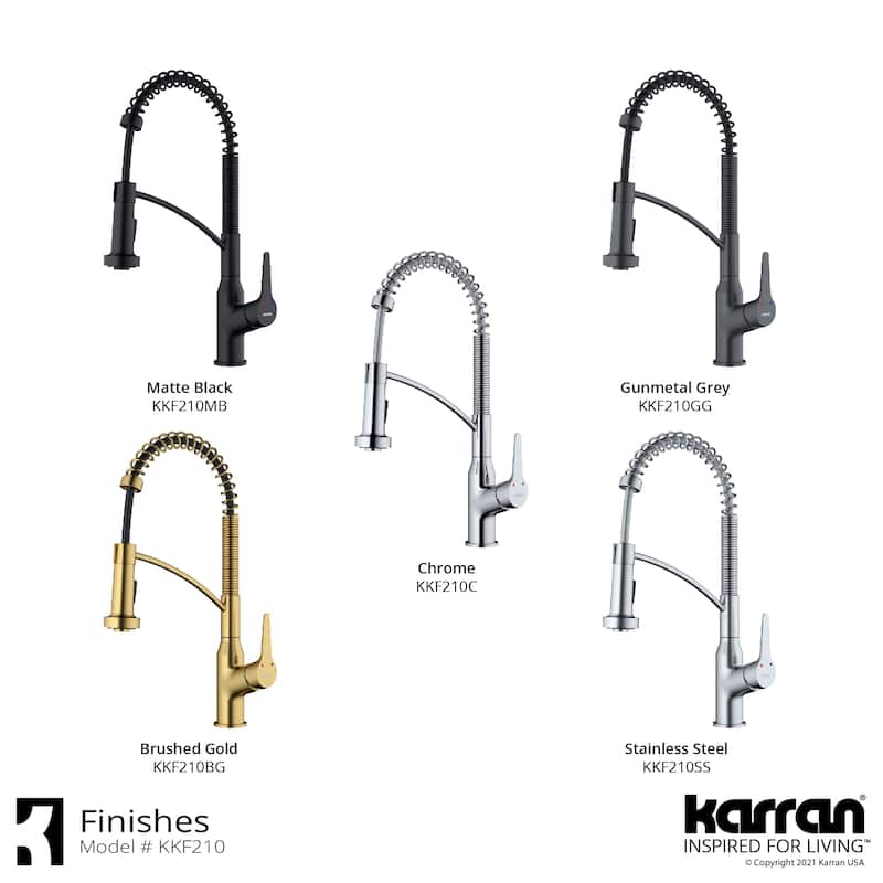 Karran Scottsdale Single-Handle Pull-Down Sprayer Kitchen Faucet