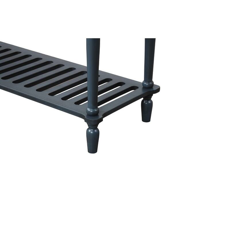 Farmhouse Sideboard with Glass Cabinets & Drawers - Rustic Console Table for Dining Room & Living Room