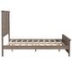 preview thumbnail 7 of 30, Farmhouse Wooden Platform Bed with Panel Headboard for Teen Room