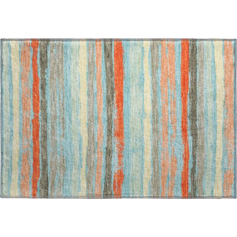 Premium Washable Super Soft Stripe Mayfield Rug