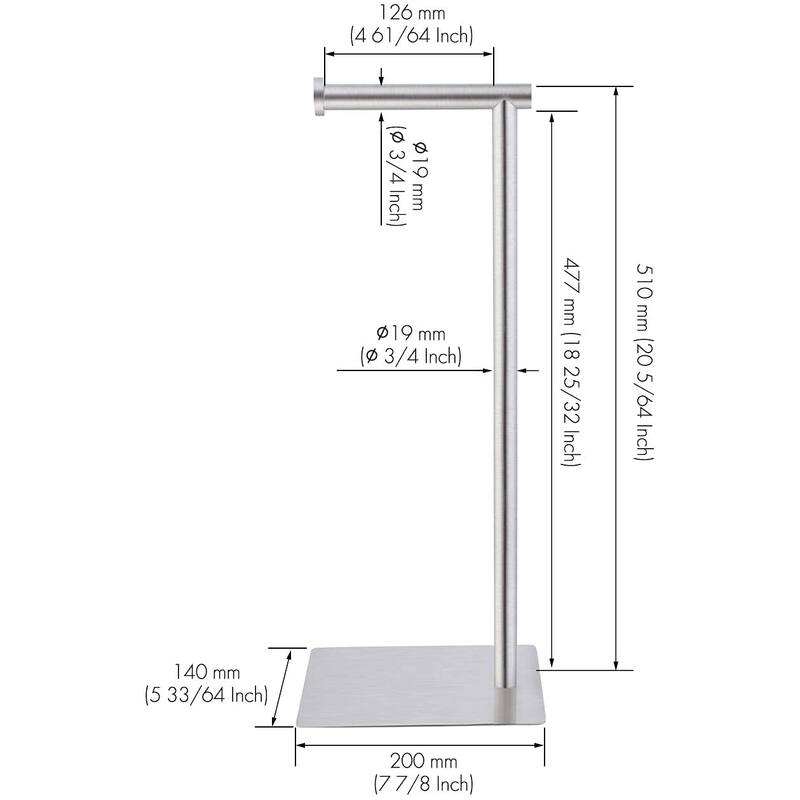 Freestanding Toilet Paper Holder