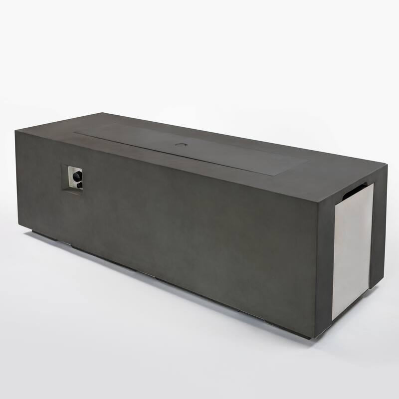 70inch Concrete Large Fire Pit Table
