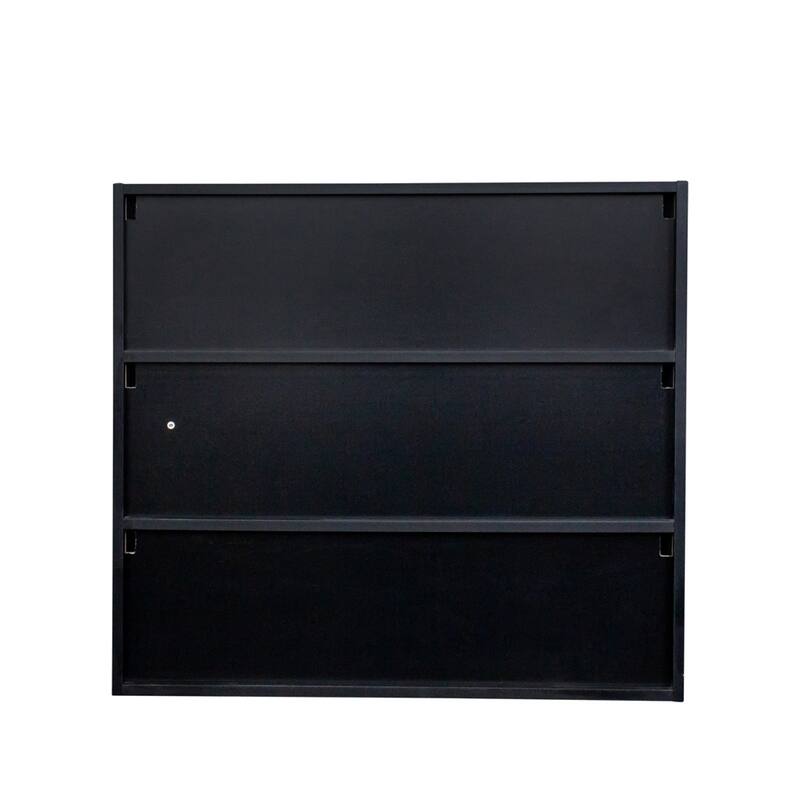 Wood Shoe Storage Cabinet with Glass Door and Led Light